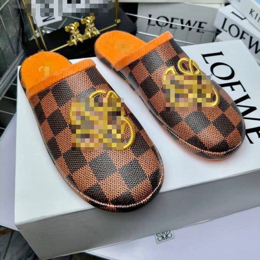 Checkered slippers - Sole Elegance